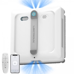 Робот для мойки окон Liectroux S9,2 роликовые щётки, распыление через 6 форсунок, бесщеточный мотор, мощность всасывания 9KPa, работает на безрамных окнах, шнур+кабель 2 в 1, приложение, ПДУ, голосовые подсказки